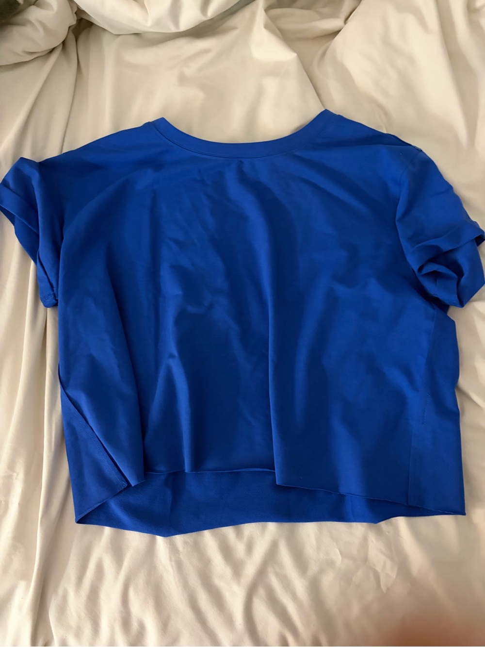 Amazon Women’s Short Sleeve Cropped Tee - Royal Blue